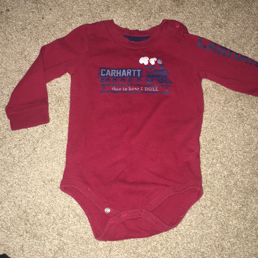 Boys Long sleeve Carhartt onesies